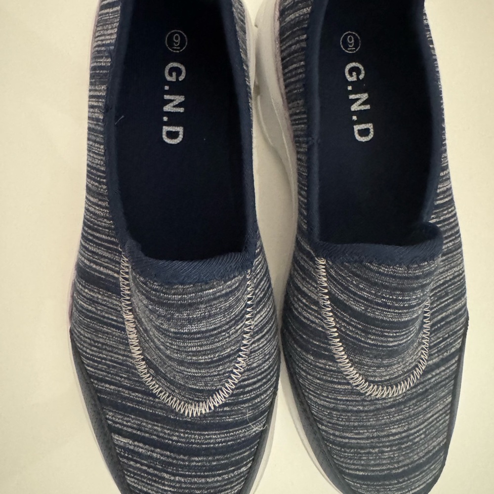 Women's Blue Slip-On Shoes